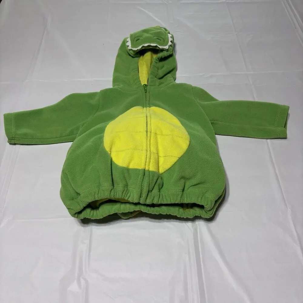 Carter Green Dragon Jacket Coat Hooded Halloween Costume 3-6 Months